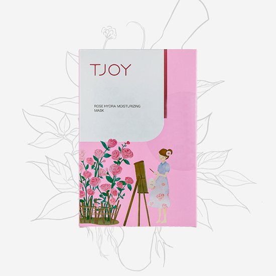 Rose Hydra Moisturizing Mask 5pk