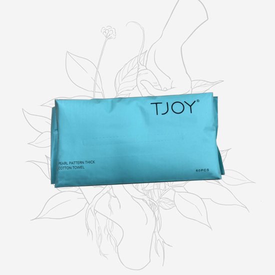 Pearl Pattern Thick Cotton Towel 1box